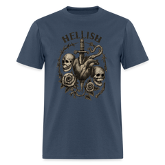 Morbid Rags Men's T-Shirt | GILDAN 5000 -  blue dusk
