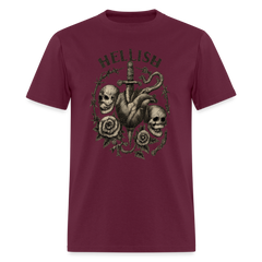 Morbid Rags Men's T-Shirt | GILDAN 5000 - burgundy