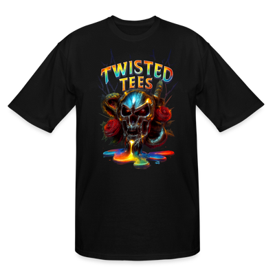 Twisted Tees 1 Men's Tall T-Shirt - black