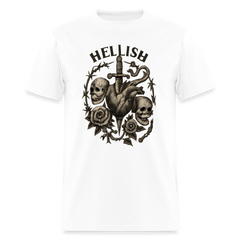 Morbid Rags Men's T-Shirt | GILDAN 5000 - white