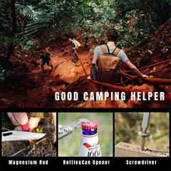 Rhino Rescue Sog Multitool Folding Pocket Pliers, Portable Tactical Multi Tool Pliers,Back Clip,for Outdoor,Camping Tool