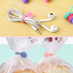 Reusable Twist Ties with Strong Magnet for Bundling and Organizing Cables,Headphone Cables,USB Charging Cords