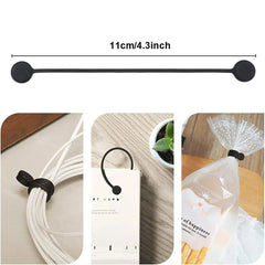 Reusable Twist Ties with Strong Magnet for Bundling and Organizing Cables,Headphone Cables,USB Charging Cords
